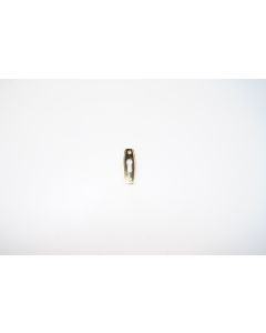 Schild, hoch, poliert, Beschläge, Messing, 4.5 cm, 1.5 cm