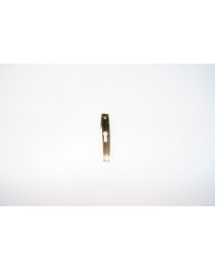 Schild, hoch, poliert, Beschläge, Messing, 7.5 cm, 1.5 cm