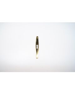 Schild, hoch, poliert, Beschläge, Messing, 10 cm, 1.5 cm