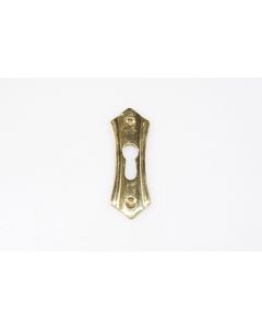 Schild, hoch, poliert, Beschläge, Messing, 5 cm, 2 cm