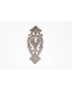 Schild, hoch, Beschläge, Eisen, 14 cm, 6 cm