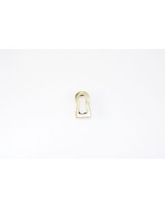 Schlüsselbuchse, hoch, poliert, Beschläge, Messing, 2.5 cm, 1.5 cm