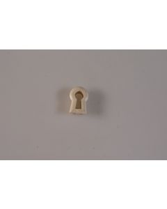 Schlüsselbuchse, hoch, weiss, Beschläge, Kunststoff, 2 cm, 1 cm