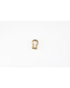 Schlüsselbuchse, hoch, patiniert, Beschläge, Messing, 1.5 cm, 1 cm
