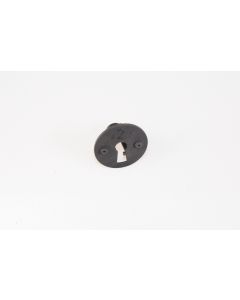 Schlüsselbuchse, rund, schwarz, Beschläge, Kunststoff, 3 cm, 3 cm