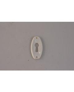 Schild, hoch, weiss, Beschläge, Kunststoff, 4 cm, 2 cm