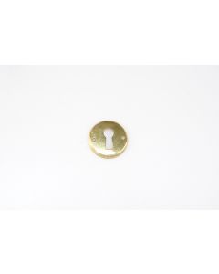 Schild, rund, poliert, Beschläge, Messing, 3 cm, 3 cm