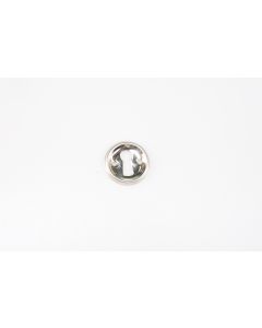 Schild, rund, Beschläge, Nickel, 2.5 cm, 2.5 cm