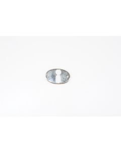 Schild, quer, Beschläge, Nickel, 2 cm, 3.5 cm