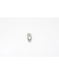 Schild, hoch, Beschläge, Nickel, 2.5 cm, 1.5 cm