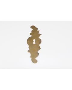 Schild, hoch, poliert, Beschläge, Messing, 19 cm, 7 cm