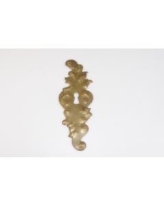 Schild, Beschläge, Messing, 19 cm, 7 cm