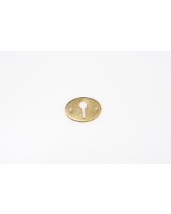 Schild, quer, poliert, Beschläge, Messing, 2.5 cm, 3 cm