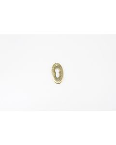 Schild, hoch, poliert, Beschläge, Messing, 3 cm, 1.5 cm