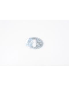 Schild, quer, Beschläge, Nickel, 3 cm, 4 cm