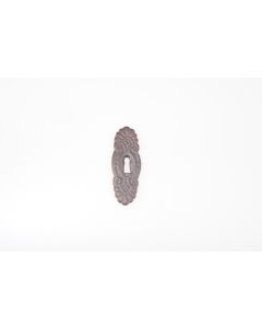 Schild, hoch, dunkel, Beschläge, Leder, 7 cm, 2.5 cm