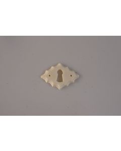 Schild, quer, Beschläge, Knochen, 3.5 cm, 5 cm