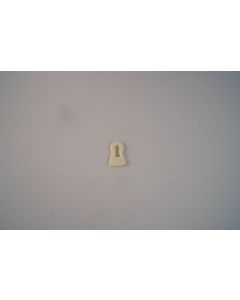 Schild, hoch, Beschläge, Knochen, 3.5 cm, 2 cm