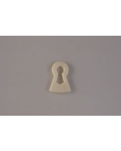 Schlüsselbuchse, hoch, Beschläge, Knochen, 3 cm, 2 cm