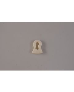 Schlüsselbuchse, hoch, Beschläge, Knochen, 2.5 cm, 1.5 cm