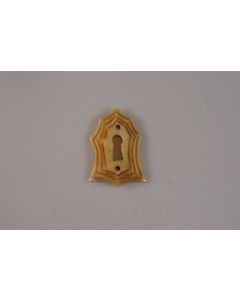 Schild, hoch, Beschläge, Knochen, 5 cm, 3.5 cm