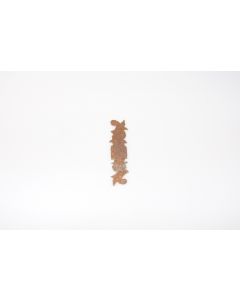 Schild, hoch, rostig, Beschläge, Eisen, 80mm, 20mm