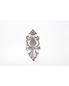 Schild, hoch, Beschläge, Eisen, 12.5 cm, 5 cm