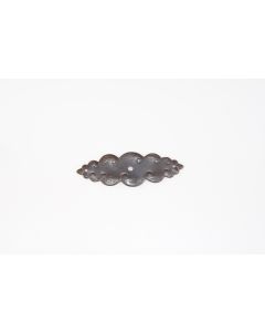 Rosette, quer, Beschläge, Eisen, 3 cm, 9.5 cm