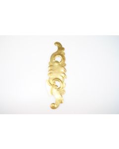 Schild, hoch, poliert, Beschläge, Messing, 19 cm, 5 cm