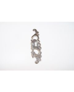 Schild, hoch, Beschläge, Eisen, 14 cm, 4 cm