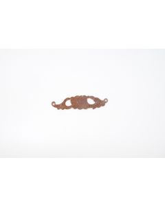 Schild, quer, rostig, Beschläge, Eisen, 2.5 cm, 10 cm