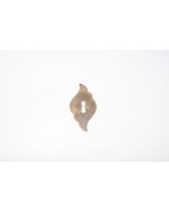 Schild, hoch, patiniert, Beschläge, Messing, 85mm, 45mm