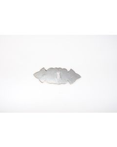 Schild, quer, Beschläge, Eisen, 4 cm, 11 cm