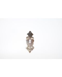 Schild, hoch, Beschläge, Eisen, 10.5 cm, 3.5 cm