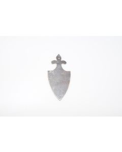 Schild, hoch, Beschläge, Eisen, 10 cm, 5 cm