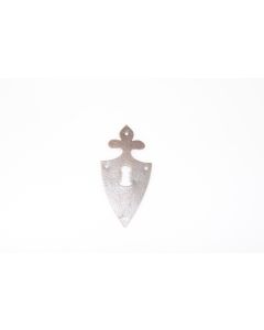 Schild, hoch, Beschläge, Eisen, 8 cm, 4 cm