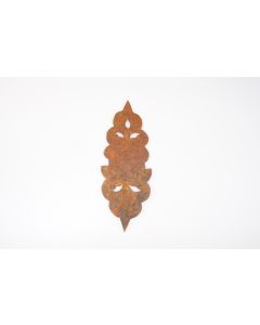 Schild, hoch, rostig, Beschläge, Eisen, 150m, 55mm