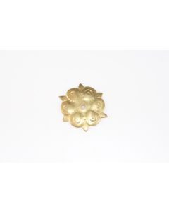 Rosette, rund, poliert, Beschläge, Messing, 5.5 cm, 5.5 cm