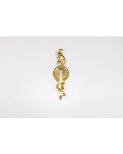 Schild, Beschläge, Messing, 13.5 cm, 4 cm