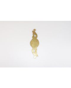 Schild, Beschläge, Messing, 13.5 cm, 4 cm