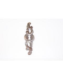 Schild, hoch, Beschläge, Eisen, 14 cm, 4 cm