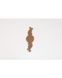 Schild, Beschläge, Eisen, 13.5 cm, 4 cm