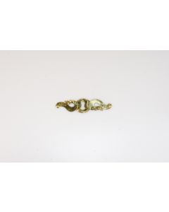 Schild, Beschläge, Messing, 3 cm, 10.5 cm