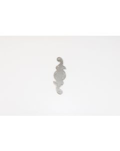 Schild, Beschläge, Eisen, 10.5 cm, 3.5 cm