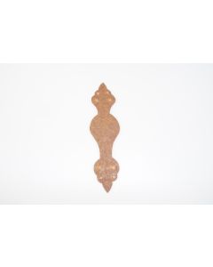 Schild, hoch, rostig, Beschläge, Eisen, 18 cm, 4.5 cm