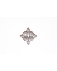 Rosette, viereckig, Beschläge, Eisen, 6 cm, 6 cm