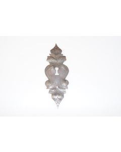 Schild, hoch, Beschläge, Eisen, 18 cm, 6.5 cm