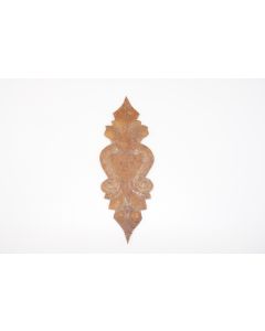 Schild, hoch, rostig, Beschläge, Eisen, 18 cm, 6.5 cm