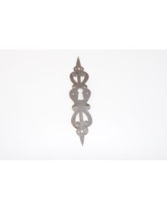 Schild, hoch, Beschläge, Eisen, 17 cm, 4 cm