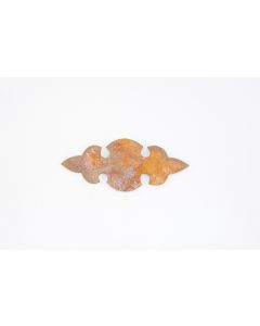 Schild, quer, rostig, Beschläge, Eisen, 4.5 cm, 10 cm